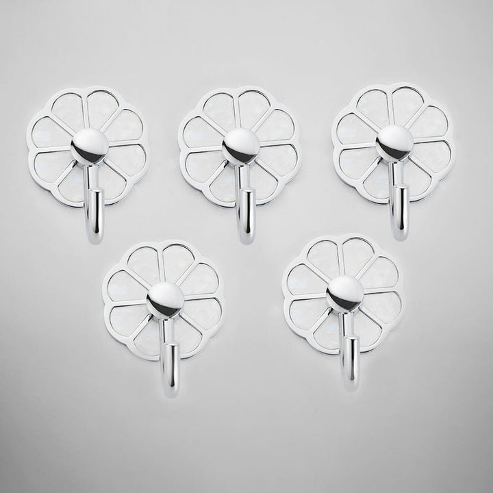 Lisslune | Polished 10-piece bathroom accessory set metal corrosion-resistant bathrobe hooks