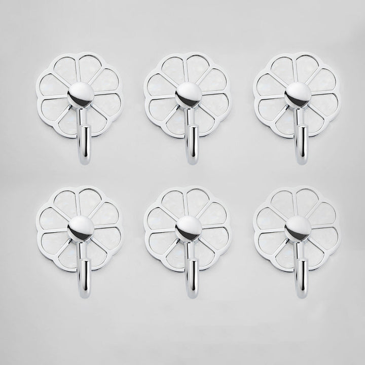 Lisslune | Polished 10-piece bathroom accessory set metal corrosion-resistant bathrobe hooks