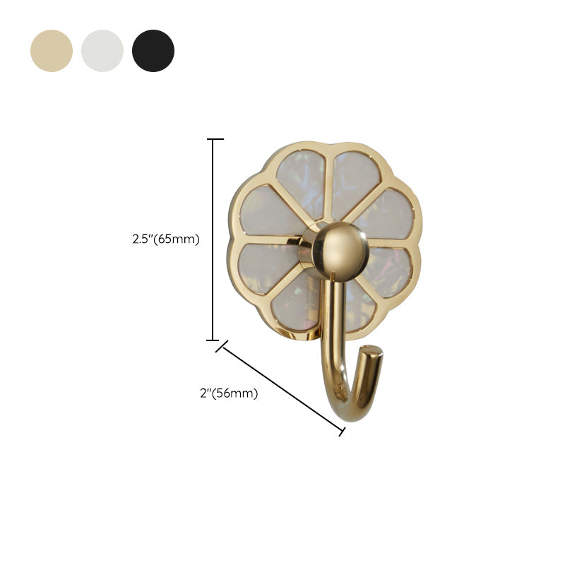 Lisslune | Polished 10-piece bathroom accessory set metal corrosion-resistant bathrobe hooks