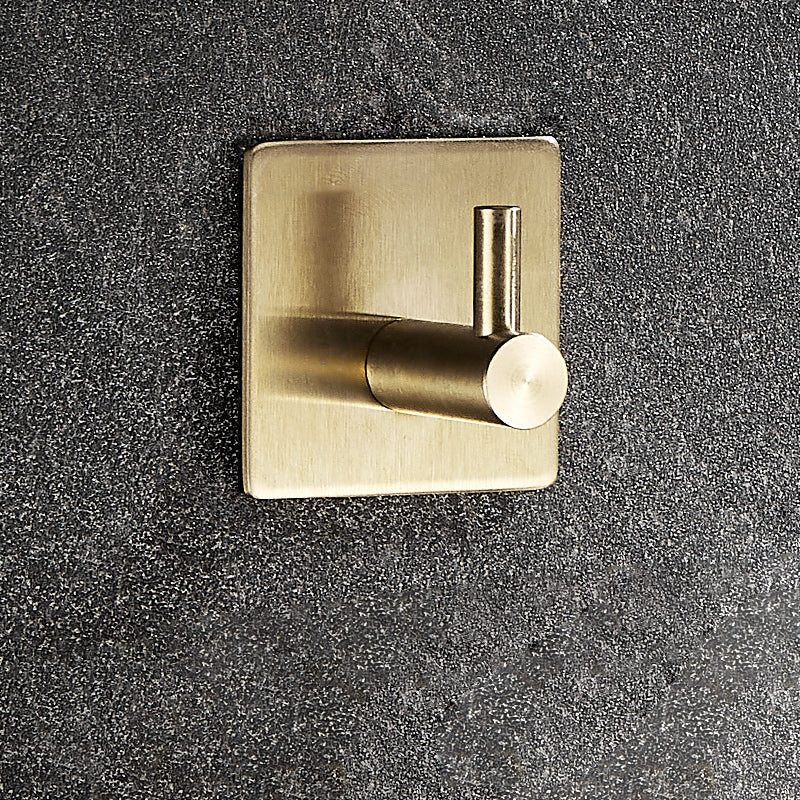 Lisslune | Modern Bathroom Accessory Set Metal Coat Hooks in Polished Chrome/Gold