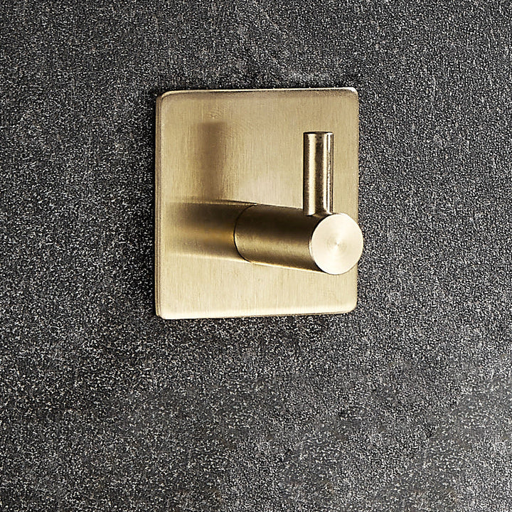 Lisslune | Modern Bathroom Accessory Set Metal Coat Hooks in Polished Chrome/Gold