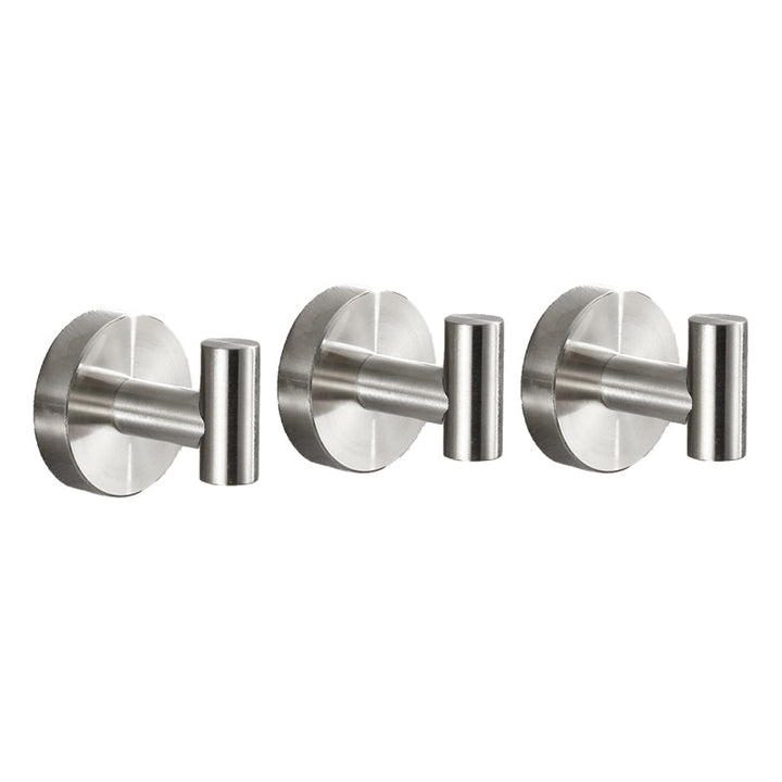 Lisslune | Modern Bathroom Accessory Set Metal Coat Hooks in Polished Chrome/Gold