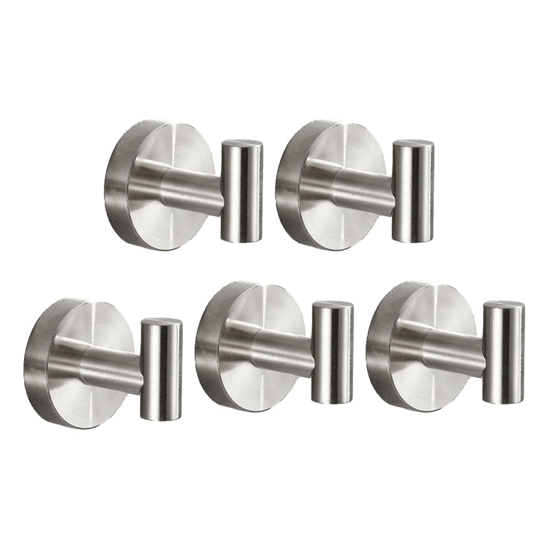 Lisslune | Modern Bathroom Accessory Set Metal Coat Hooks in Polished Chrome/Gold
