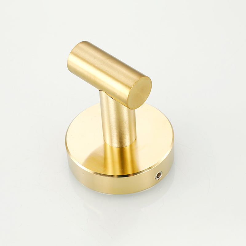 Lisslune | Modern Bathroom Accessory Set Metal Coat Hooks in Polished Chrome/Gold