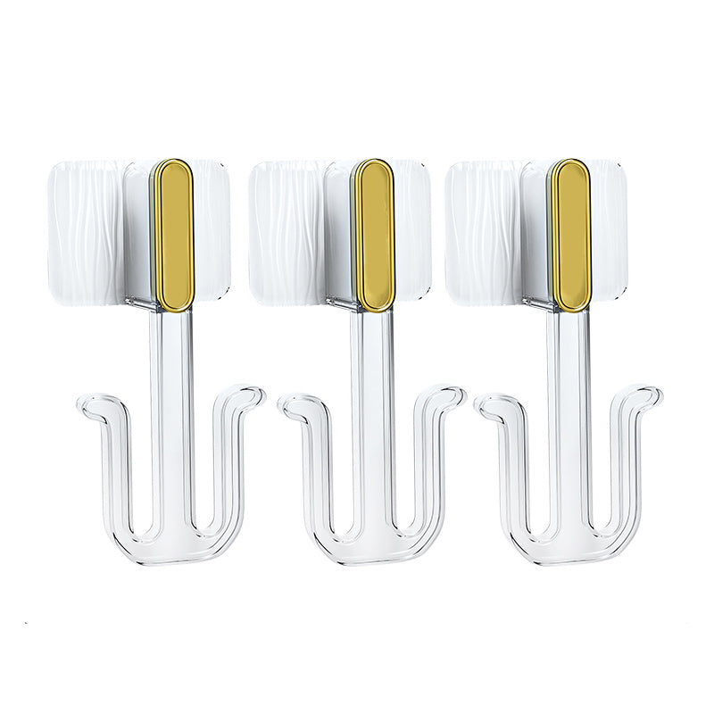 Lisslune | 5-piece Bathroom Hardware Set 6.29" high Bathrobe Hooks in Modern Style