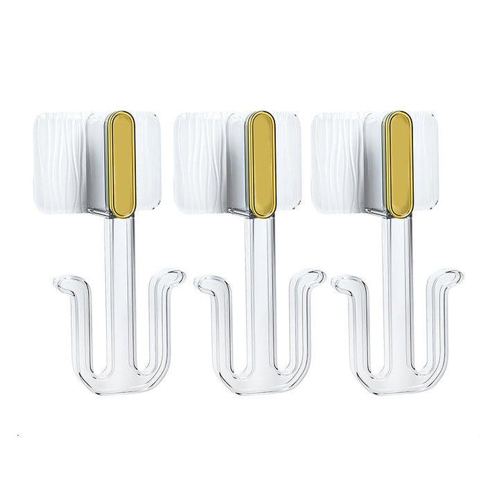 Lisslune | 5-piece Bathroom Hardware Set 6.29" high Bathrobe Hooks in Modern Style