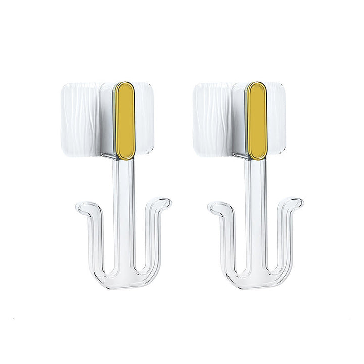 Lisslune | 5-piece Bathroom Hardware Set 6.29" high Bathrobe Hooks in Modern Style