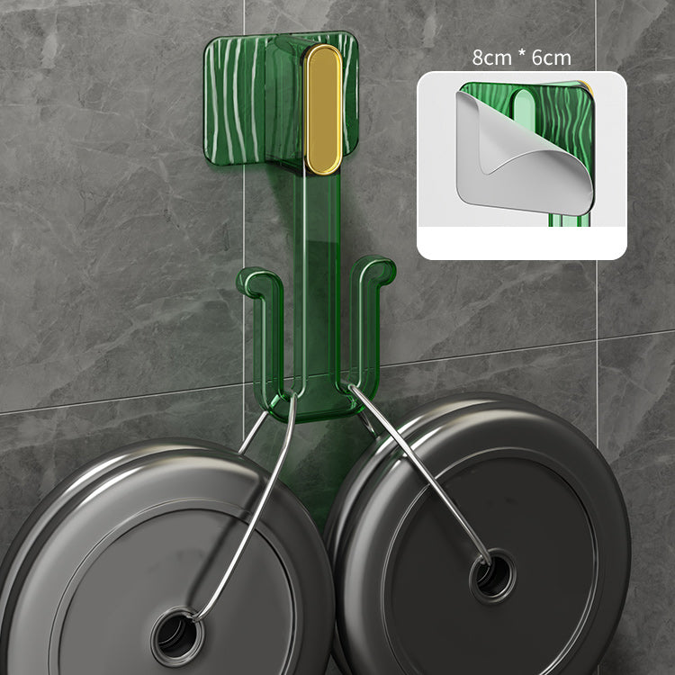 Lisslune | 5-piece Bathroom Hardware Set 6.29" high Bathrobe Hooks in Modern Style
