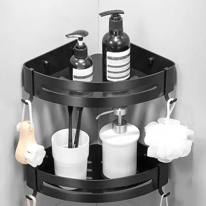 Lisslune | Modern Black Bathroom Accessory Set Paper Holder Towel Bar Bathroom Fixtures Set