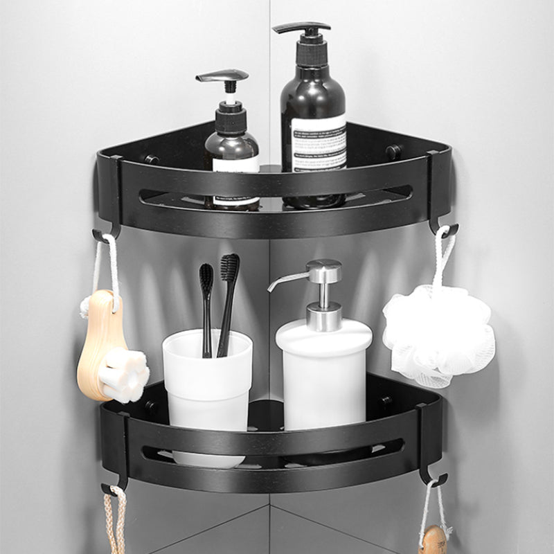Lisslune | Modern Black Bathroom Accessory Set Tissue Holder Towel Bar Bathroom Fittings Set