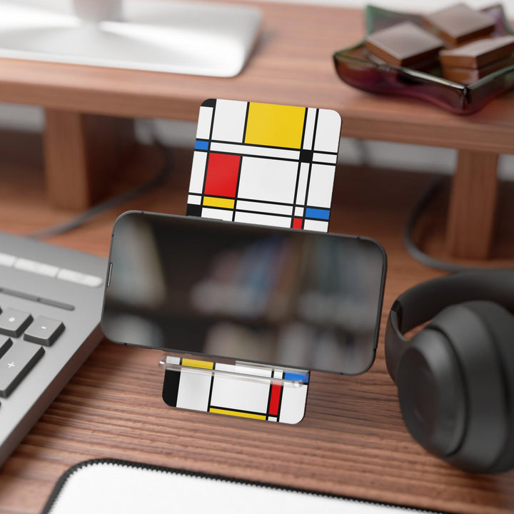 Lisslune | Geometric Elegance Mobile Stand - Artistic Design