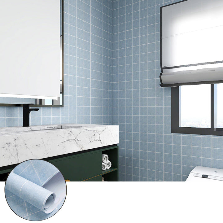 Lisslune | Square Grid Mosaic Tiles waterproof Peel-and-Stick Tile for backsplash
