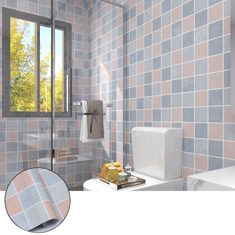 Lisslune | Square Grid Mosaic Tiles waterproof Peel-and-Stick Tile for backsplash