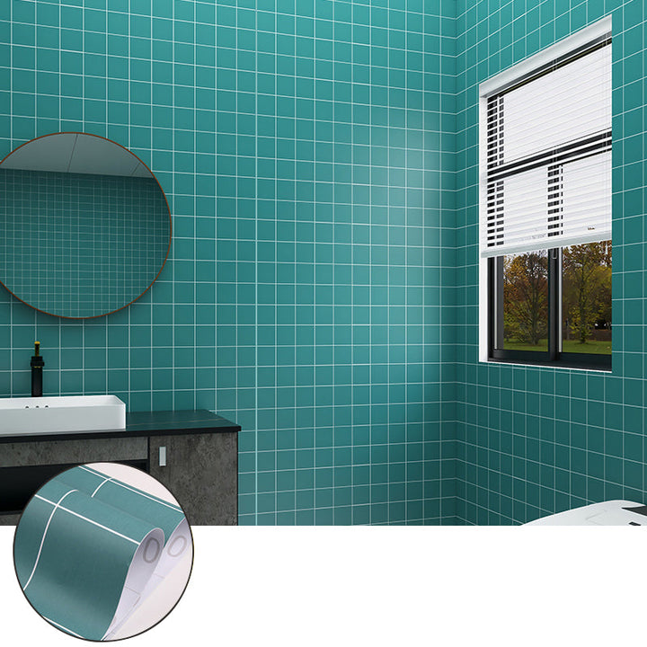 Lisslune | Square Grid Mosaic Tiles waterproof Peel-and-Stick Tile for backsplash