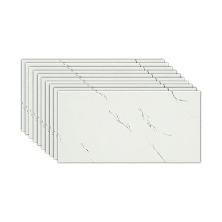 Lisslune | Contemporary Rectangular Peel & Stick Tile 12" x 24" Peel and Stick Splashback Wall Tile