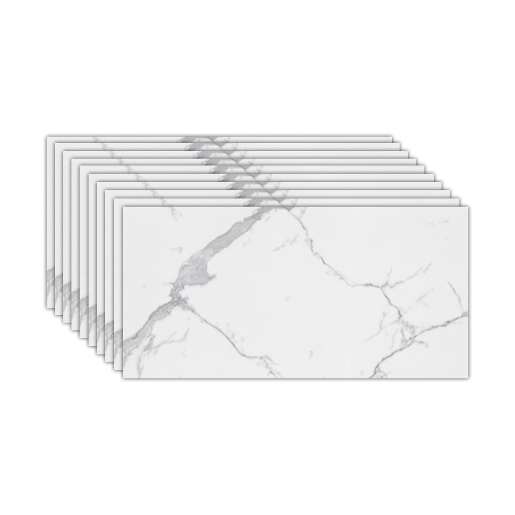 Lisslune | Contemporary Rectangular Peel & Stick Tile 12" x 24" Peel and Stick Splashback Wall Tile