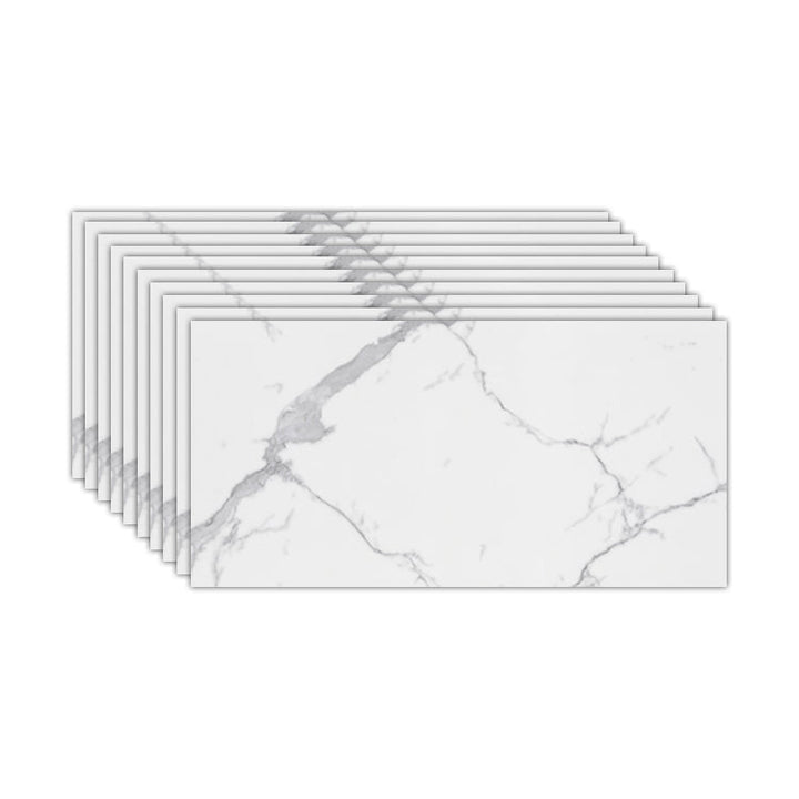 Lisslune | Contemporary Rectangular Peel & Stick Tile 12" x 24" Peel and Stick Splashback Wall Tile