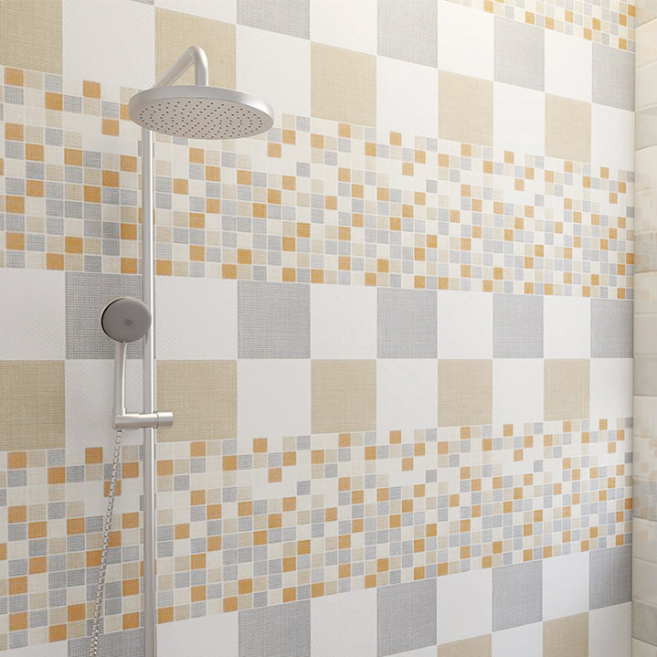 Lisslune | Rectangular Marble Pattern Single Plate Waterproof Back Wall Tiles