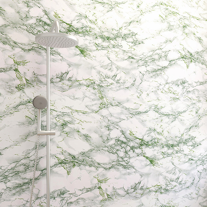 Lisslune | Rectangular Marble Pattern Single Plate Waterproof Back Wall Tiles