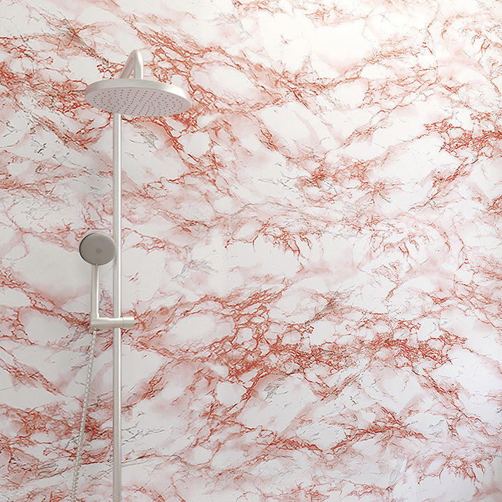 Lisslune | Rectangular Marble Pattern Single Plate Waterproof Back Wall Tiles