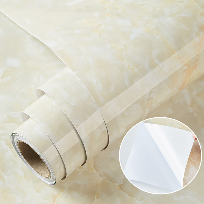 Lisslune | Rectangular Marble Pattern Single Plate Waterproof Back Wall Tiles