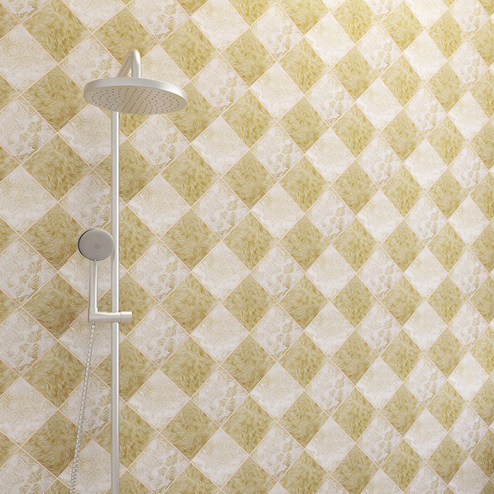 Lisslune | Rectangular Marble Pattern Single Plate Waterproof Back Wall Tiles
