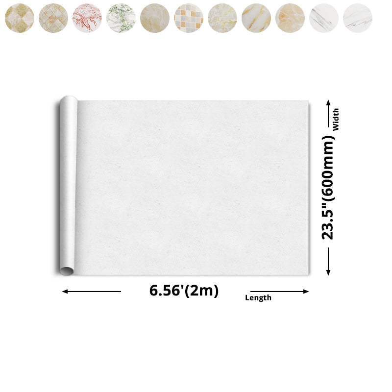 Lisslune | Rectangular Marble Pattern Single Plate Waterproof Back Wall Tiles