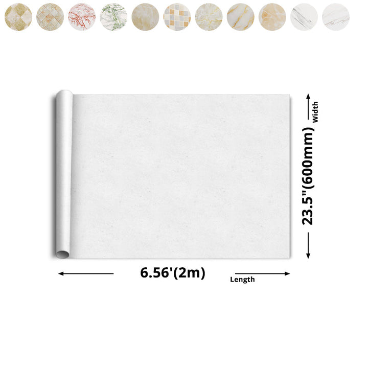 Lisslune | Rectangular Marble Pattern Single Plate Waterproof Back Wall Tiles