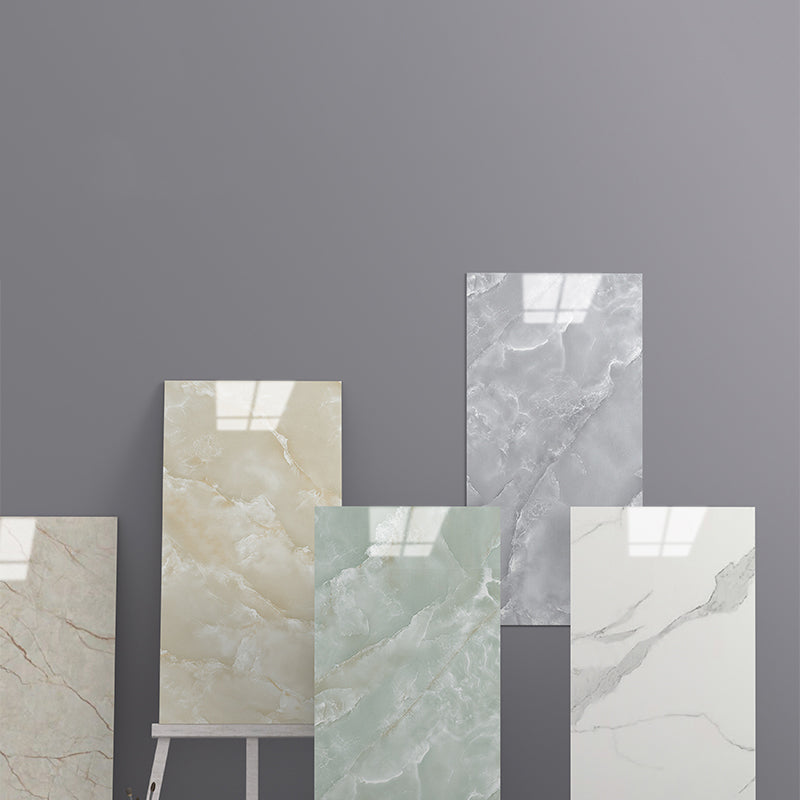 Lisslune | 12" x 24" marbling single plate waterproof backsplash wall tile for bathroom