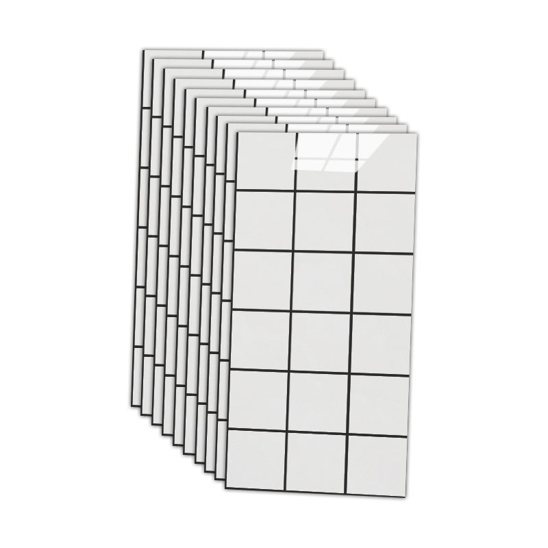 Lisslune | 12" x 24" Marbling Single Panel Waterproof Splashback Wall Tile for Bathroom