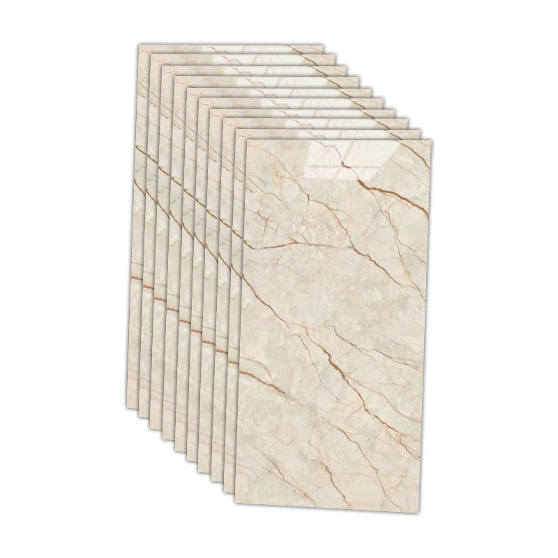 Lisslune | 12" x 24" marbling single plate waterproof backsplash wall tile for bathroom
