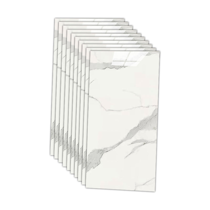 Lisslune | 12" x 24" Marbling Single Panel Waterproof Splashback Wall Tile for Bathroom
