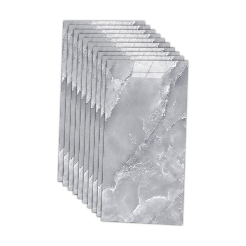 Lisslune | 12" x 24" marbling single plate waterproof backsplash wall tile for bathroom