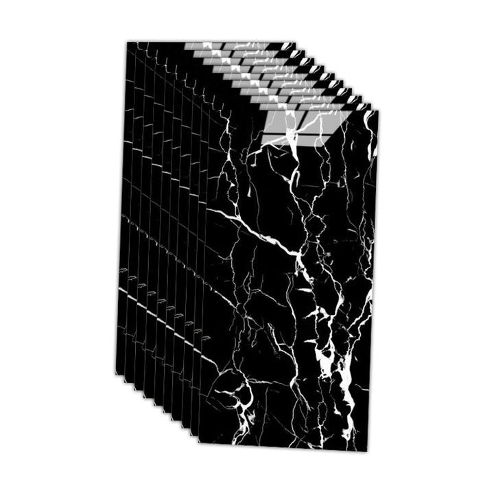 Lisslune | 12" x 24" Marbling Single Panel Waterproof Splashback Wall Tile for Bathroom