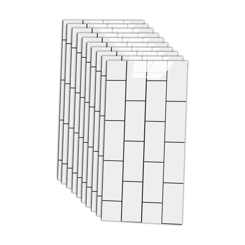 Lisslune | 12" x 24" Marbling Single Panel Waterproof Splashback Wall Tile for Bathroom