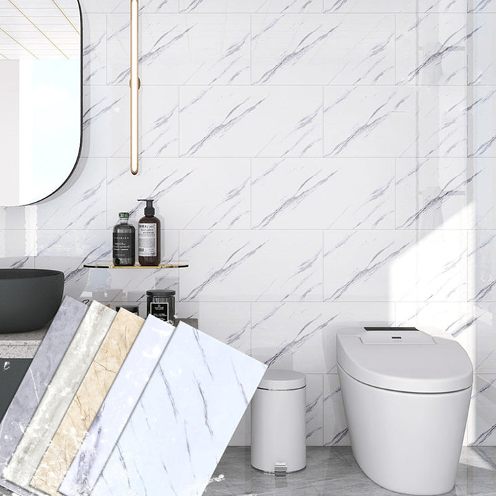 Lisslune | Rectangular Single Tile 12" x 24" Waterproof Splash Wall Tile for Bathroom