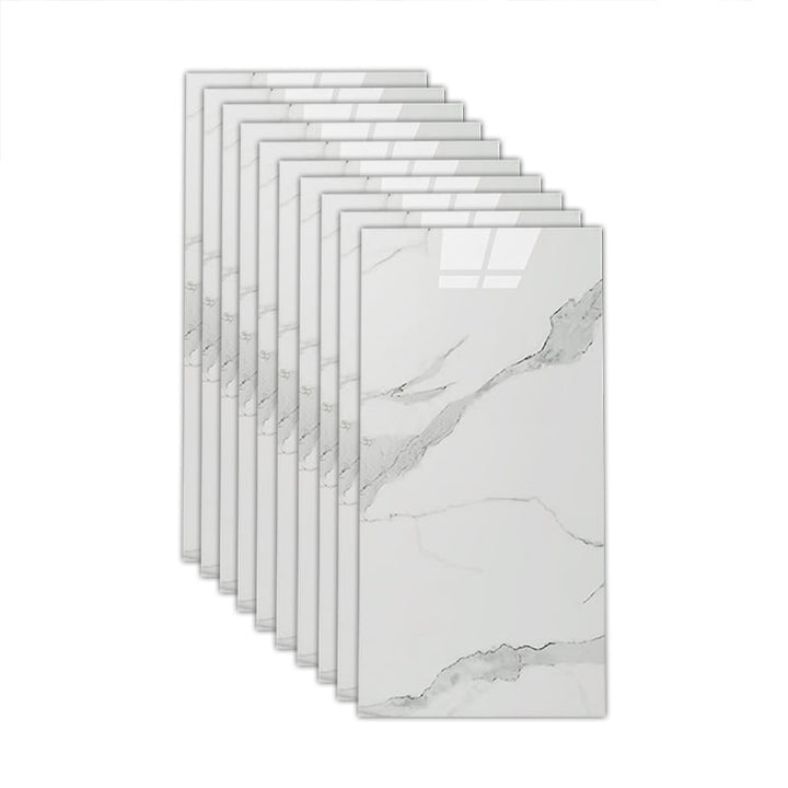 Lisslune | Modern Marbling Single Plate Waterproof Back Wall Rectangular Wall Tile