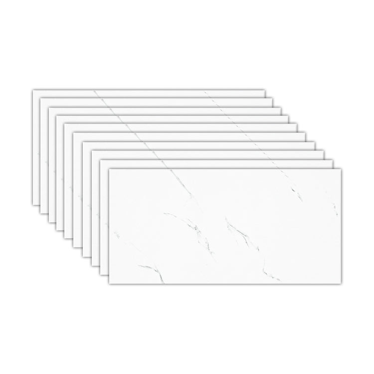 Lisslune | Marble Effect Single Tile 30 cm x 60 cm Waterproof Back Tile Rectangular Wall Tile