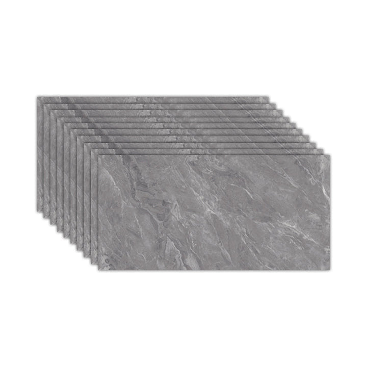 Lisslune | Marble Effect Single Tile 30 cm x 60 cm Waterproof Back Tile Rectangular Wall Tile
