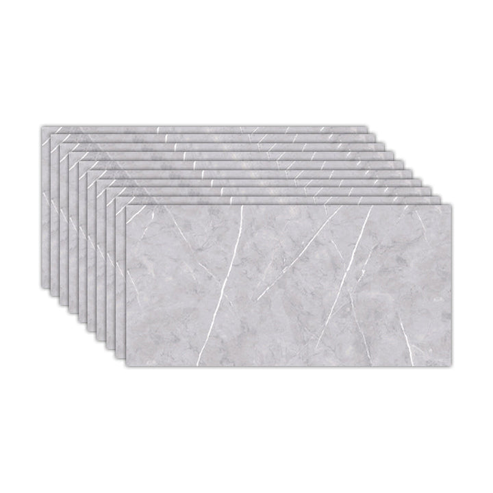 Lisslune | Marble Effect Single Tile 30 cm x 60 cm Waterproof Back Tile Rectangular Wall Tile