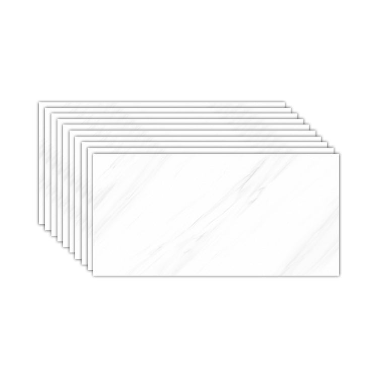 Lisslune | Marble Effect Single Tile 30 cm x 60 cm Waterproof Back Tile Rectangular Wall Tile