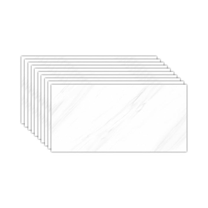 Lisslune | Marble Effect Single Tile 30 cm x 60 cm Waterproof Back Tile Rectangular Wall Tile