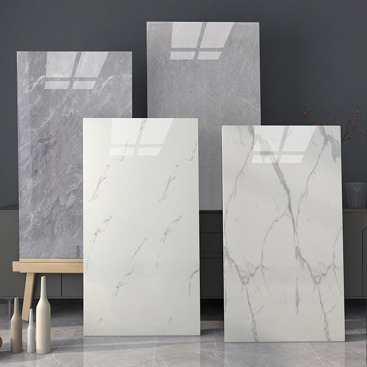 Lisslune | Marble Effect Single Tile 30 cm x 60 cm Waterproof Back Tile Rectangular Wall Tile