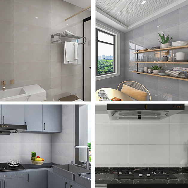 Lisslune | PVC Stripping and Gluing Wall Tile Rectangular Field Tile Wallpaper