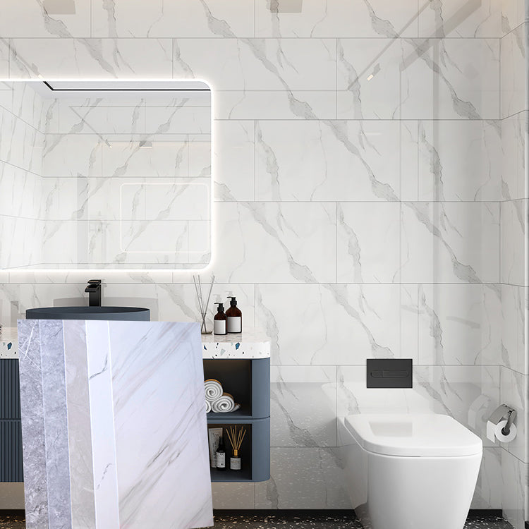 Lisslune | Field tiles wallpaper Rectangular Stain-resistant Peel-and-stick wall tile