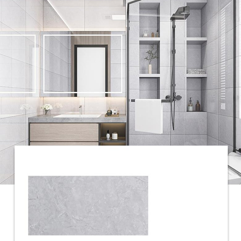 Lisslune | Field tiles wallpaper Rectangular Stain-resistant Peel-and-stick wall tile