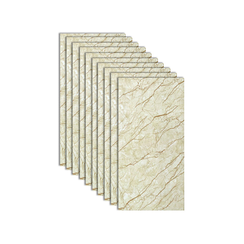 Lisslune | Single Tile Wallpaper Rectangular Peel and Stick Tile Backdrop with Stain Resistant