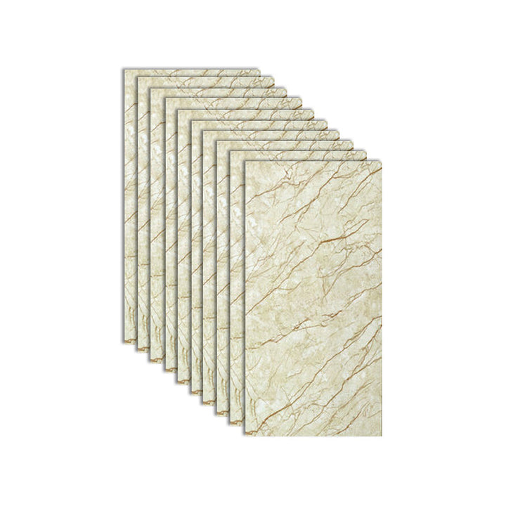 Lisslune | Single Tile Wallpaper Rectangular Peel and Stick Tile Backdrop with Stain Resistant