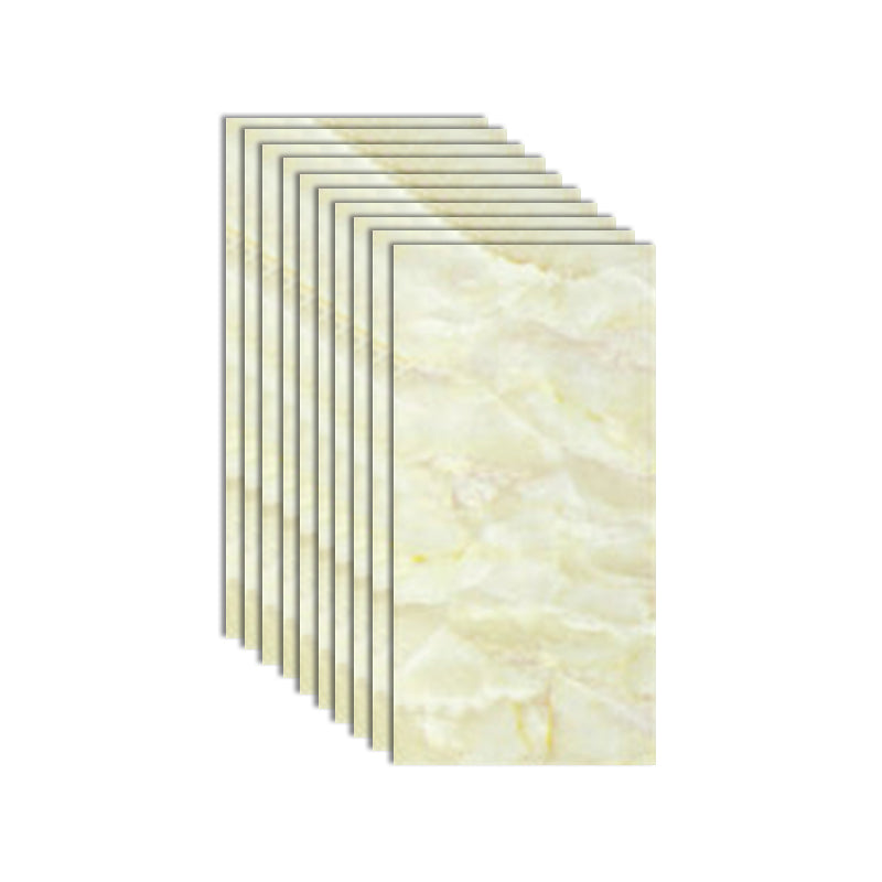 Lisslune | Single Tile Wallpaper Rectangular Peel and Stick Tile Backdrop with Stain Resistant