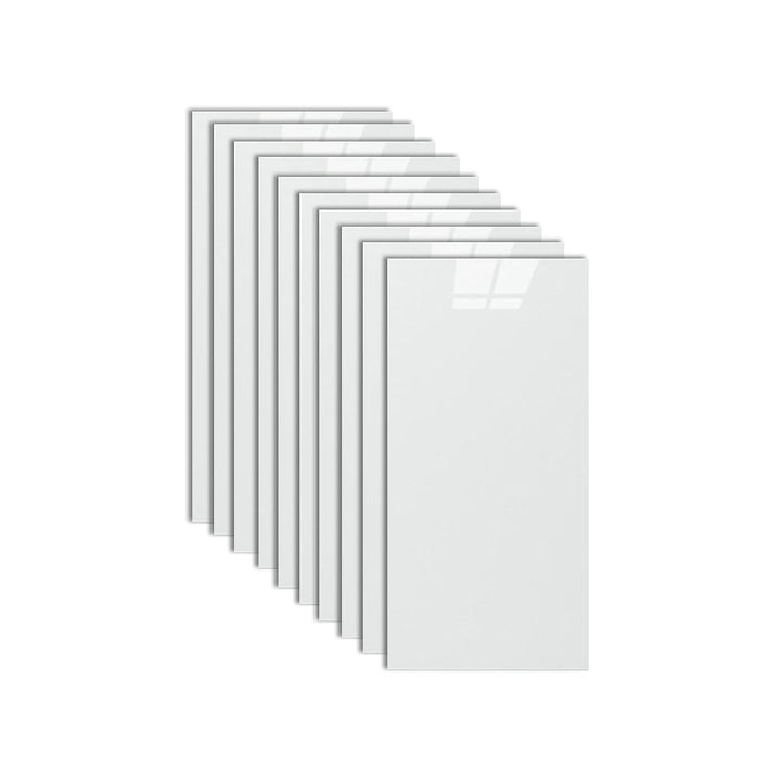 Lisslune | Single Tile Wallpaper Rectangular Peel and Stick Tile Backdrop with Stain Resistant